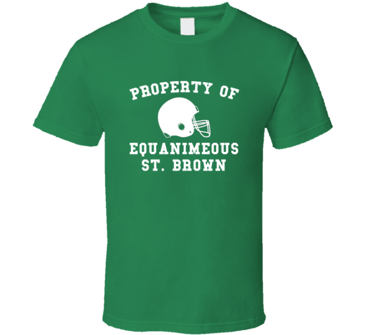 Property Of Equanimeous St Brown Green Bay Football Game Day T Shirt