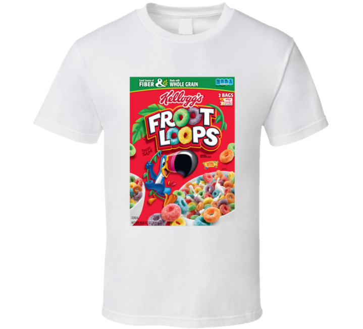 Froot Loops Best Cereal Box Cover Gift T Shirt