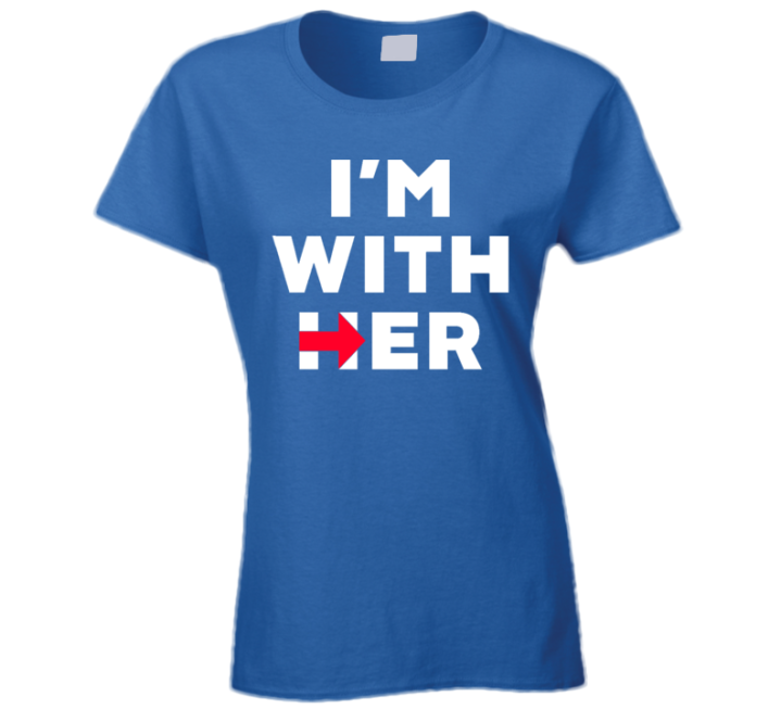 I'm With Her Hillary Clinton Presidential Elections Dnc T Shirt