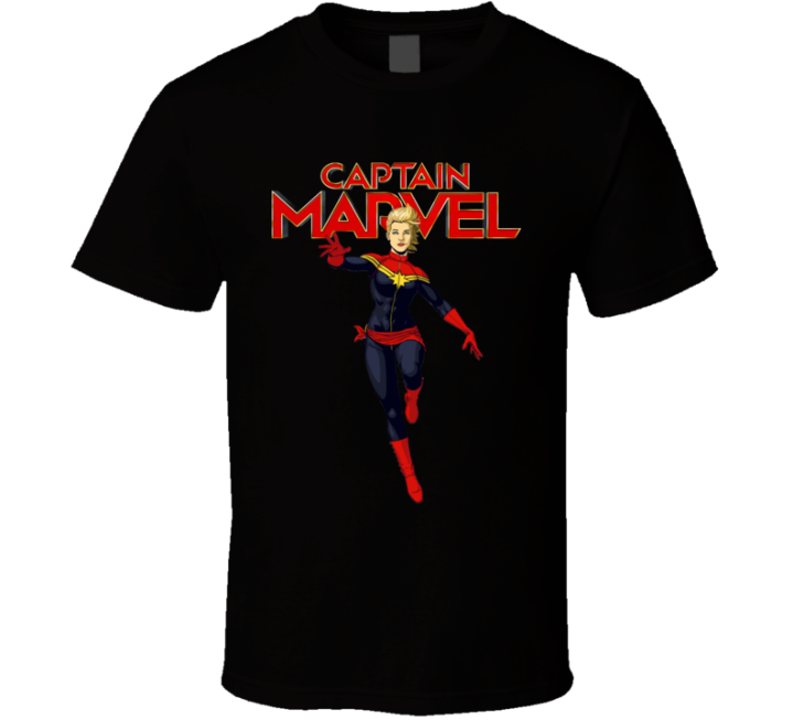 Captain Marvel Brie Larson Fan Gift T Shirt