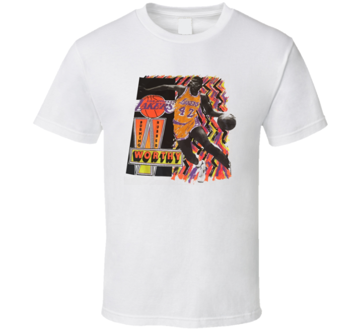 James Worthy Vintage 80's T Shirt