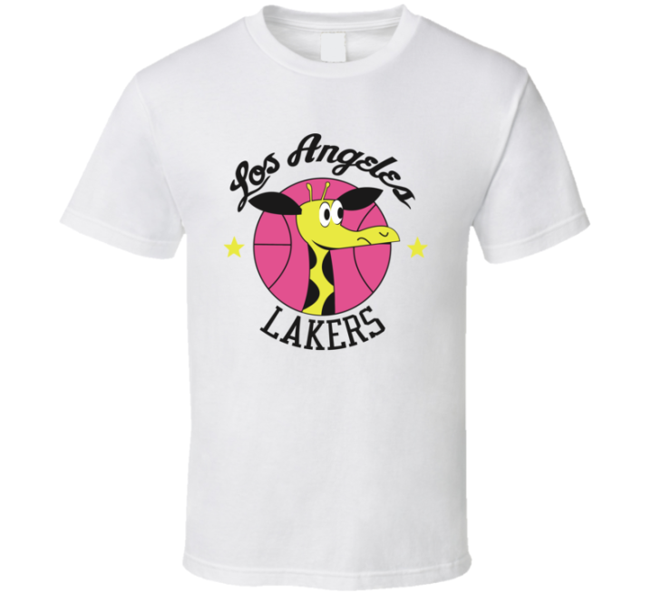 Los Angeles Basketball Original Giraffe Logo Retro Christmas Gift Exch