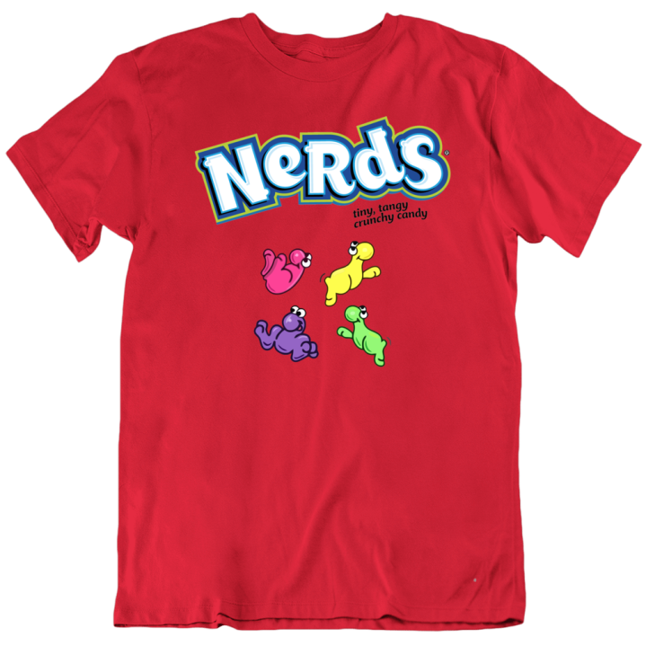 Nerds Retro Candy Christmas Gift T Shirt