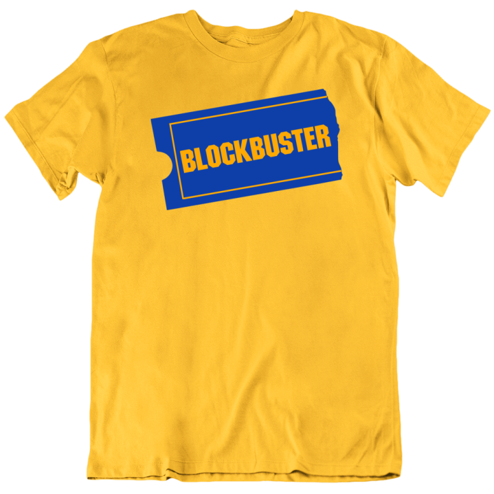 Blockbuster Vintage Retro Old School Logo Gift T Shirt