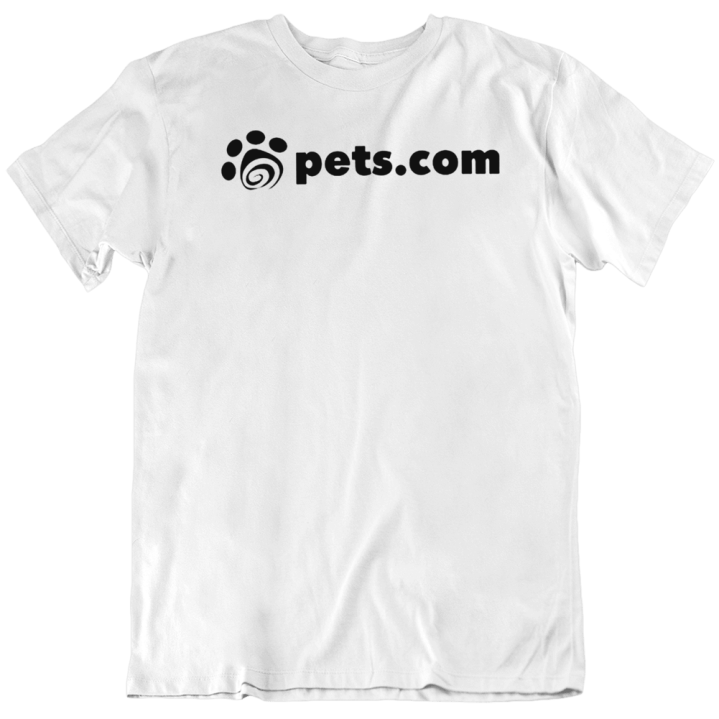 Pets Dot Com Vintage Retro Old School Logo Gift T Shirt