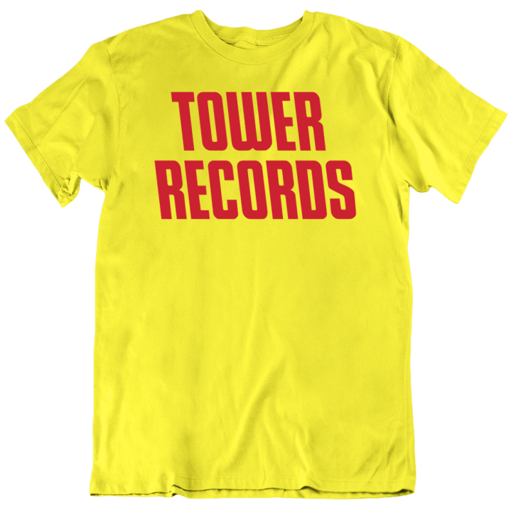 Tower Records Vintage Retro Old School Logo Gift T Shirt