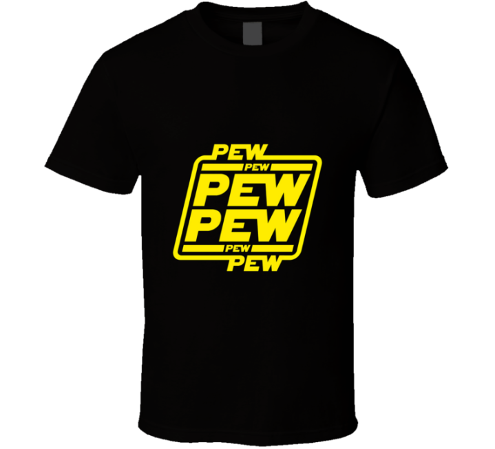 Star Wars Blaster Sound Pew Pew Pew Funny Christmas Gift T Shirt