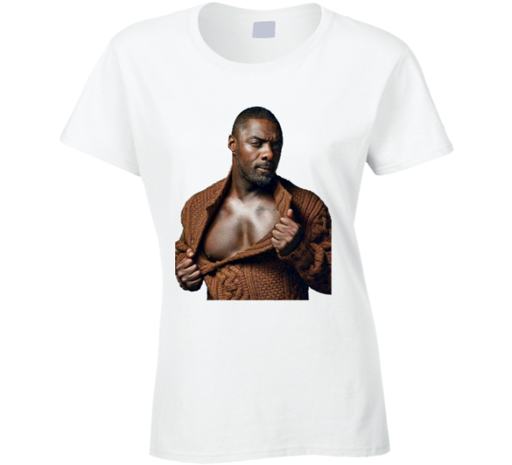 Idris Elba Movie Actor Celebrity Chest Out Model Cool Christmas Gift T