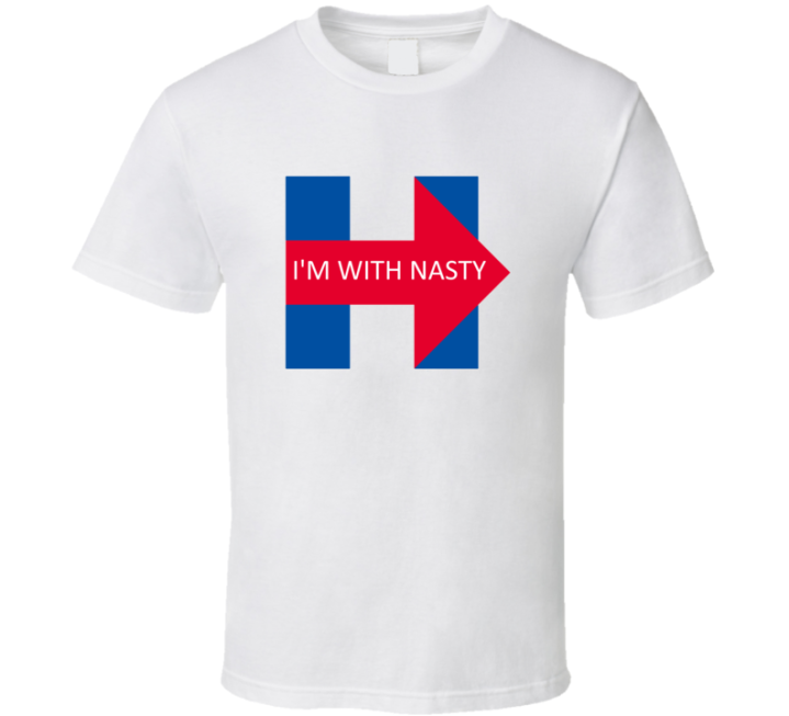 I'm With Nasty Hilary Christmas Gift T Shirt