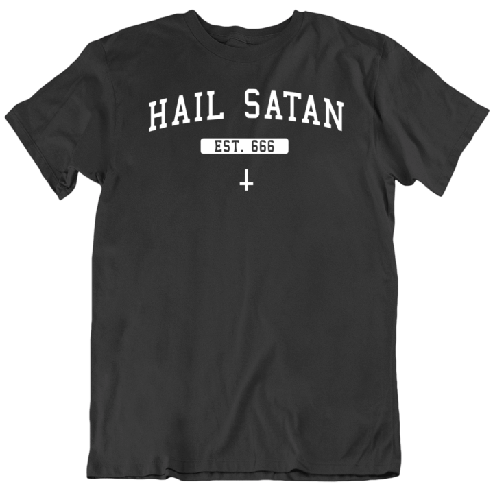 Hail Satan Est 666 T Shirt