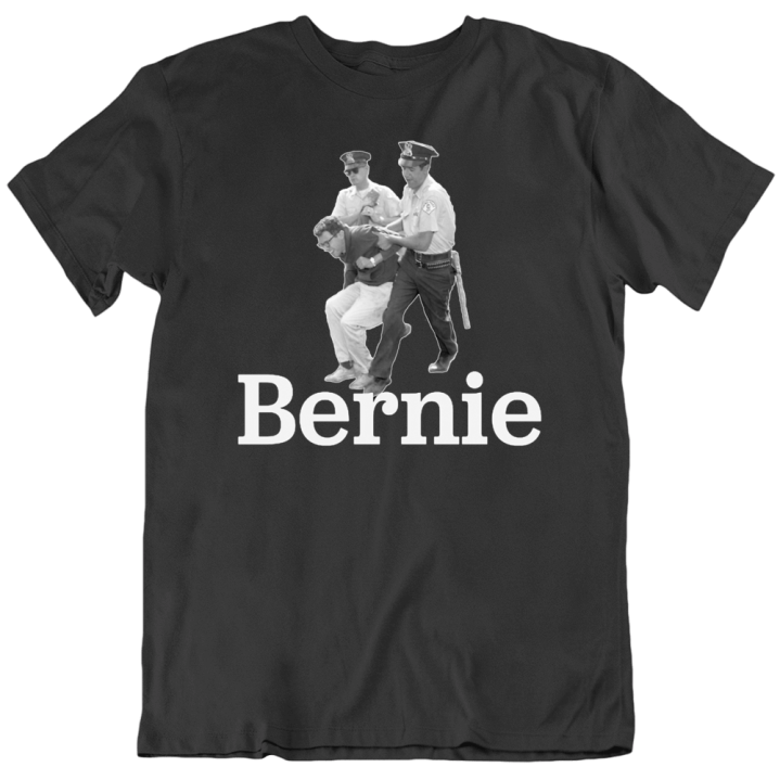 Bernie Sanders For President 2020 Arrested Civil Rights T Shirt