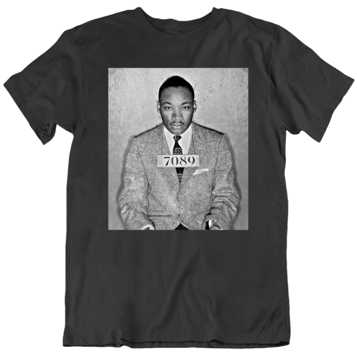 Martin Luther King Day Mugshot Black Pride Gift T Shirt