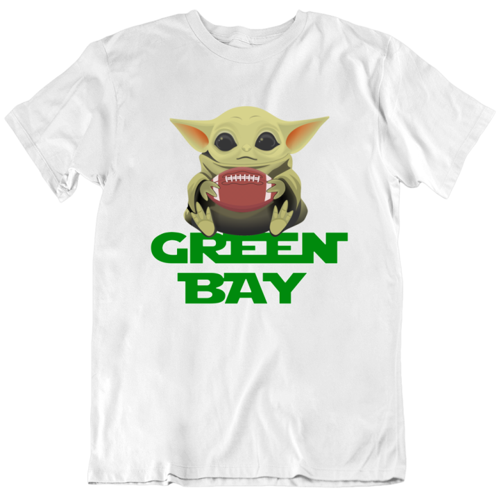 Baby Yoda Green Bay Football Gift T Shirt