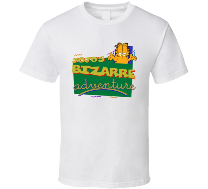 Jojo's Bizarre Adventure Garfield Crossover T Shirt