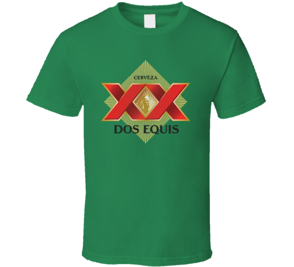 Dos Equis Beer Light Grunge Style Men's Drinking T Shirt