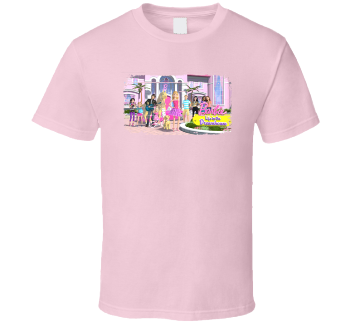 Barbie Life In The Dreamhouse Fan Tv Show Worn Look Gift T Shirt