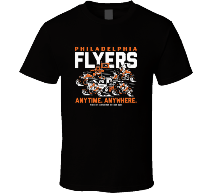 Philadelphia Flyers Anytime Anywhere Playoff Hockey Club Locker Room T