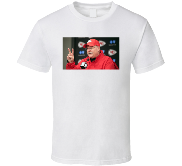 Andy Reid Smiling Kansas City Game Day Football Coach T Shirt