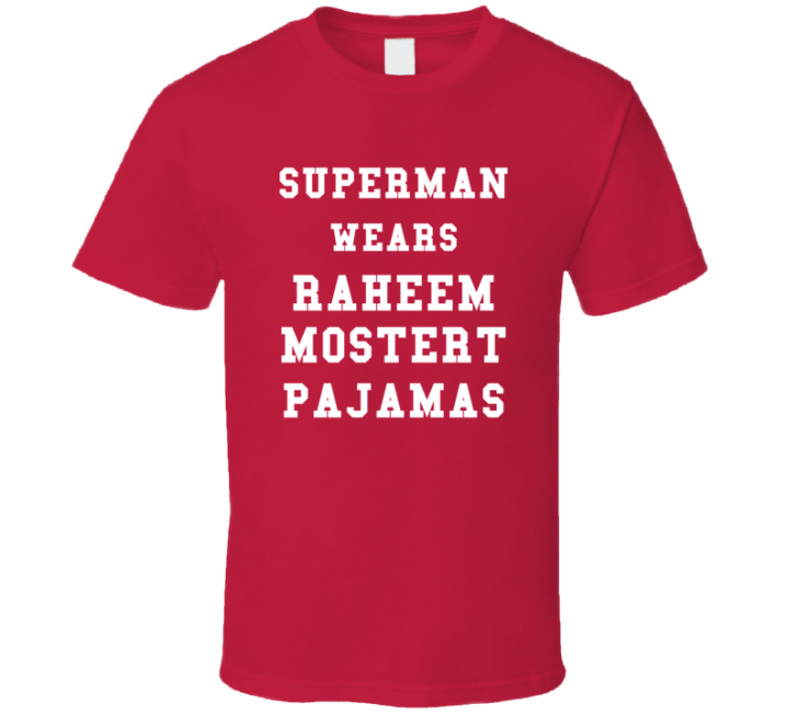 Superman Wears Raheem Mostert Pajamas San Francisco Football Game Day