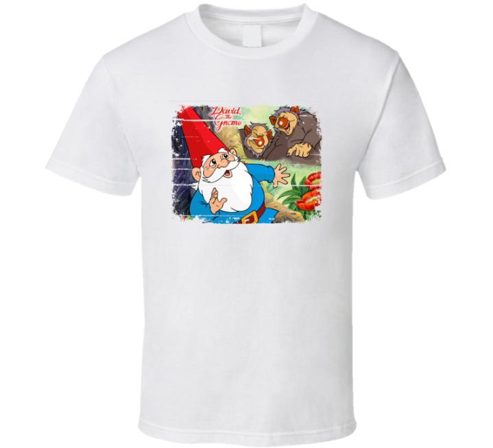 The World Of David The Gnome Fan Tv Show Worn Look Gift T Shirt