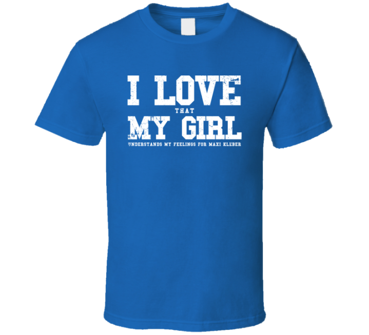 I Love My Girlfriend Maxi Kleber Dallas Basketball Finals T Shirt