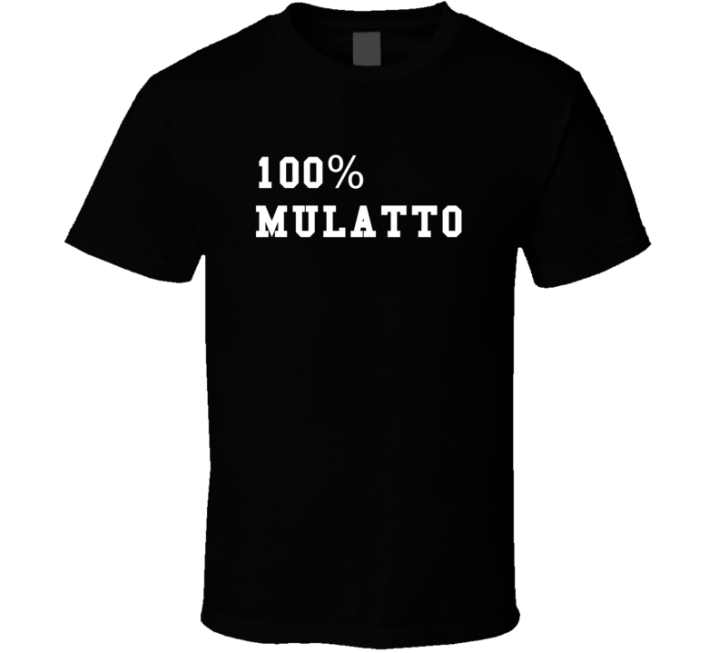 Ichiraku 100 Percent Mulatto Proud Heritage Culture Roots T Shirt