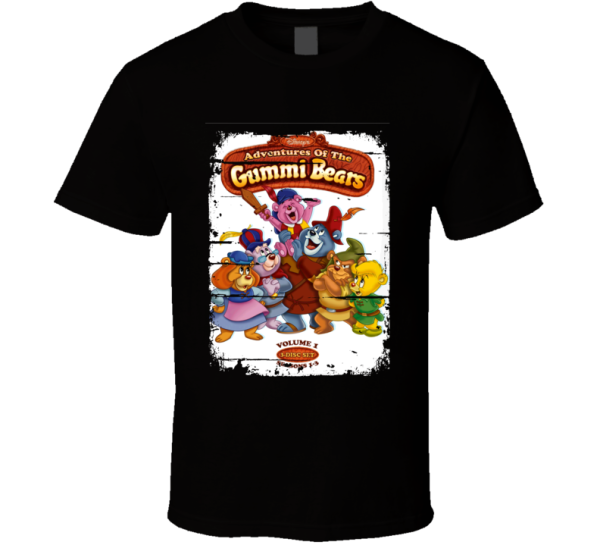 Adventures Of The Gummi Bears Fan Tv Show Worn Look Gift T Shirt