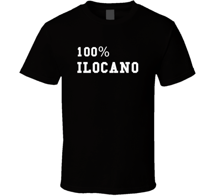 Ichiraku 100 Percent Ilocano Proud Heritage Culture Roots T Shirt