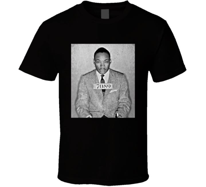 Martin Luther King Day Mugshot Black Pride Gift T Shirt