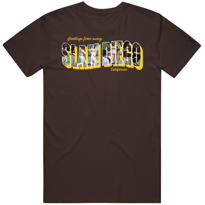 Greetings From Slam Diego San Diego Baseball Fan T Shirt