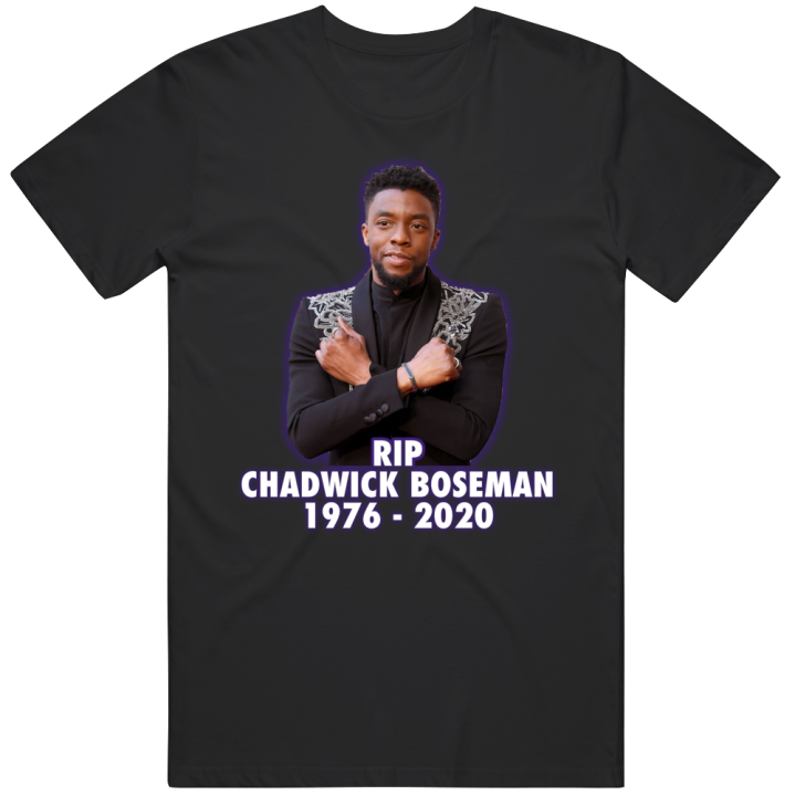 Rest In Peace Chadwick Boseman Wakanda Tribute T Shirt