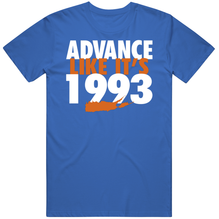 Advance Like It's 1993 New York Islanders Hockey T Shirt