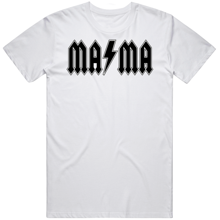 Mama Acdc Inspired Mom Gift T Shirt