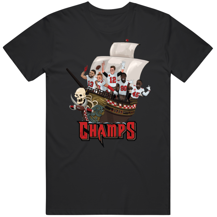 Tampa Bay Champions Tom Brady Rob Gronkowski Football T Shirt