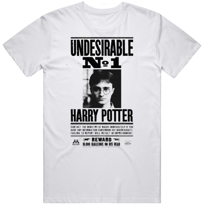 Undesirable Number 1 Harry Potter Funny T Shirt