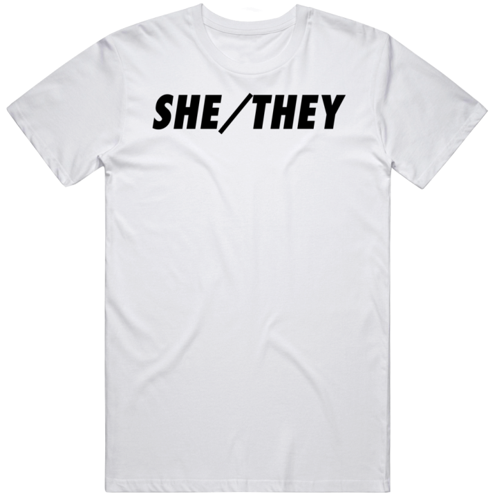 She They Pronouns Summer T Shirt