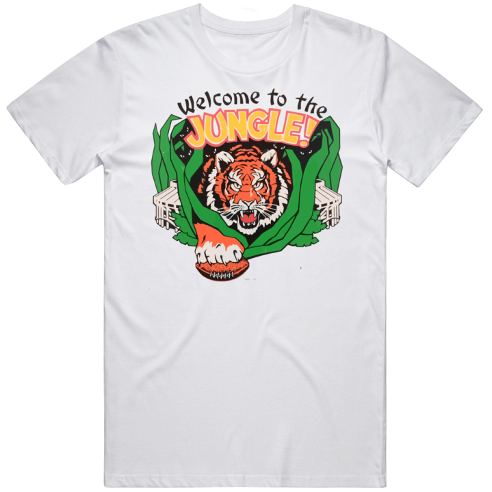 Welcome To The Jungle Bengals Football Retro T Shirt