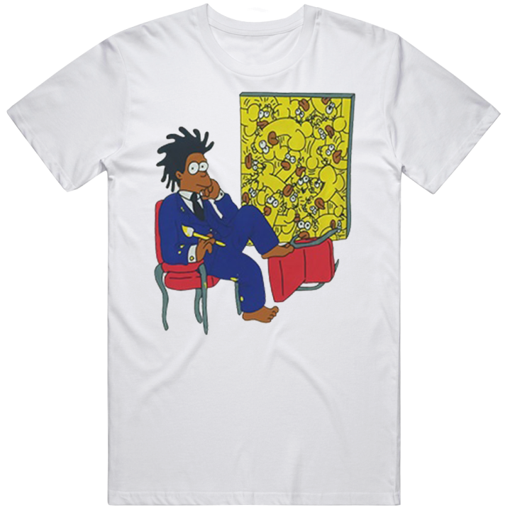 Jay Z Simpsons Basquiat Art T Shirt