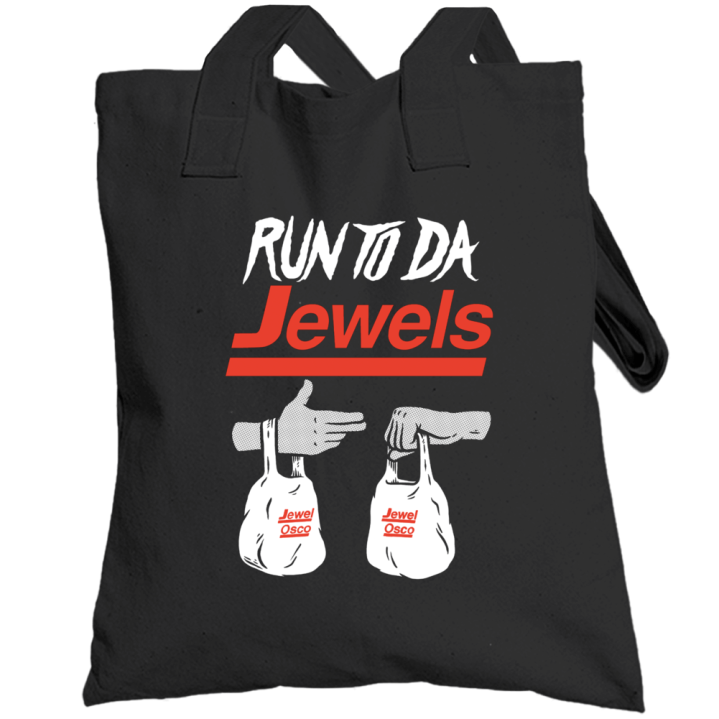 Run To Da Jewels Jewel Osco Grocery Store Parody Tote Bag Totebag