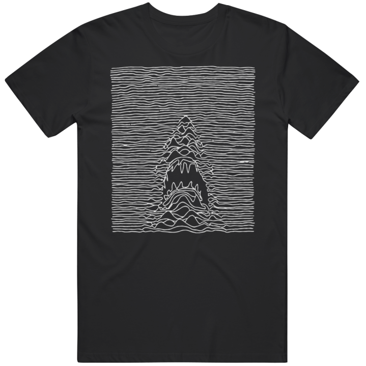 Jaws Joy Division Parody Movie Music T Shirt