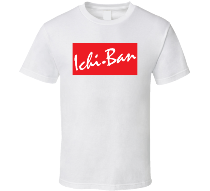 Ichiban Sushi Rayban Logo Parody Funny Christmas Gift T Shirt