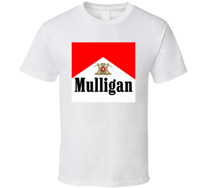 Mulligan Marlboro Cigarettes Funny Golfing Golf Logo Parody Christmas