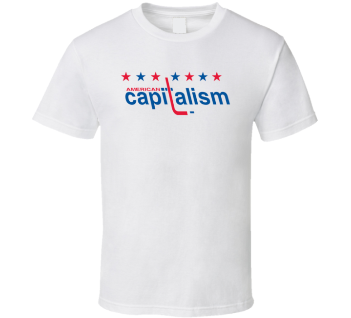 Washington Capitals American Capitalism Parody Gift T Shirt