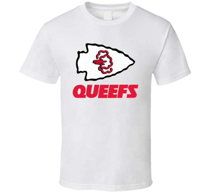 Kansas City Queefs Funny Chiefs Parody Football Gift T Shirt