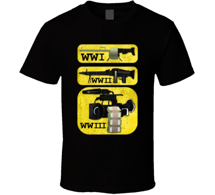 World War 3 News Social Paid Media T Shirt