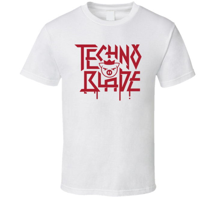 Techno Blase Pig Face T Shirt