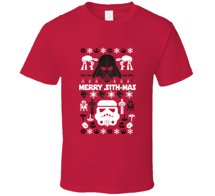 Merry Sithmas Star Wars Christmas Parody Gift T Shirt