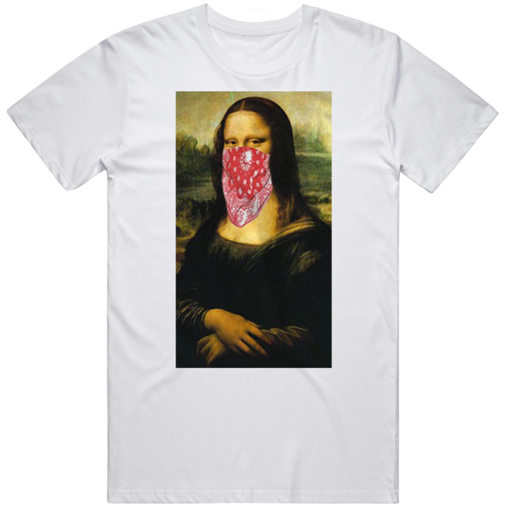 Mona Lisa Red Bandana Blood T Shirt