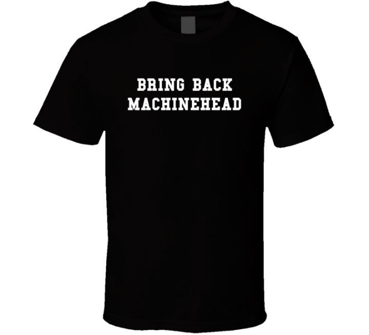 Bring Back Machinehead Blue Jackets Hockey T Shirt