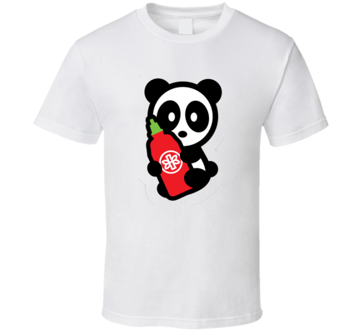 Panda Sriracha Hot Sauce Gift T Shirt